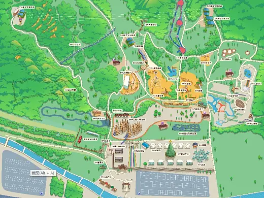 五指山景区手绘地图在紧急疏散与救援中的重要作用 ？